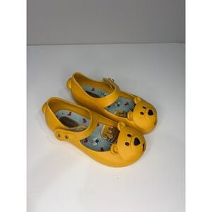 Mini Melissa Yellow Bear Maryjane Flats Toddler Size 8 Shoes